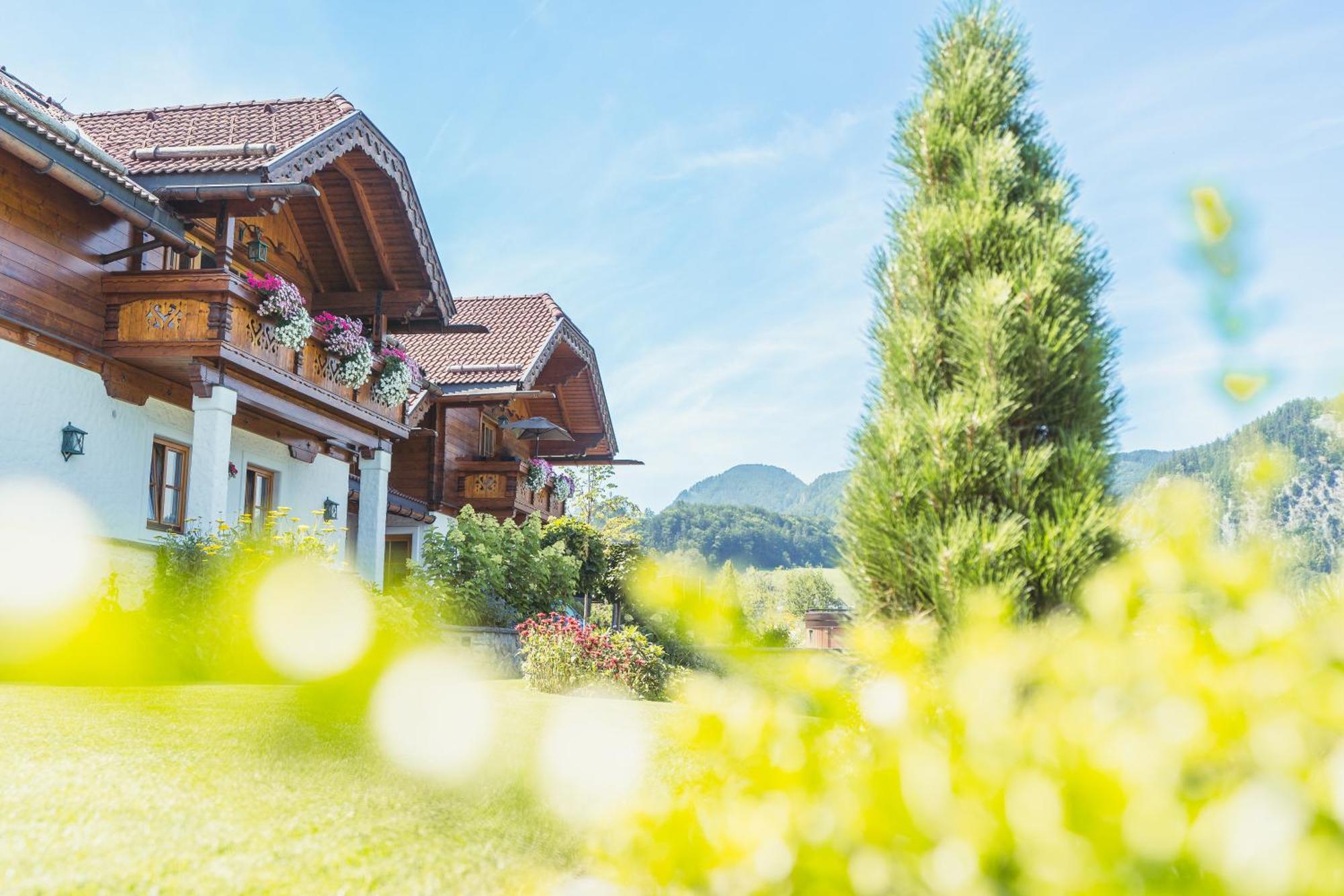 Ferienwohnung Schossleitner - Der Wohlfuehl-Ansitz Am Wolfgangsee Mit Weitblick Sankt Gilgen Exterior foto