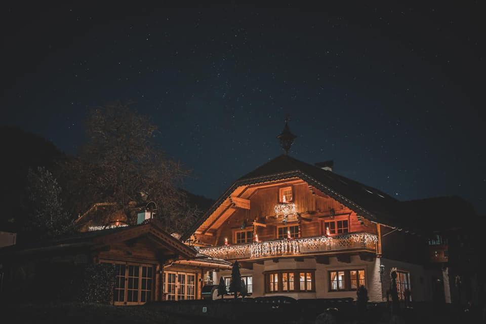 Ferienwohnung Schossleitner - Der Wohlfuehl-Ansitz Am Wolfgangsee Mit Weitblick Sankt Gilgen Exterior foto