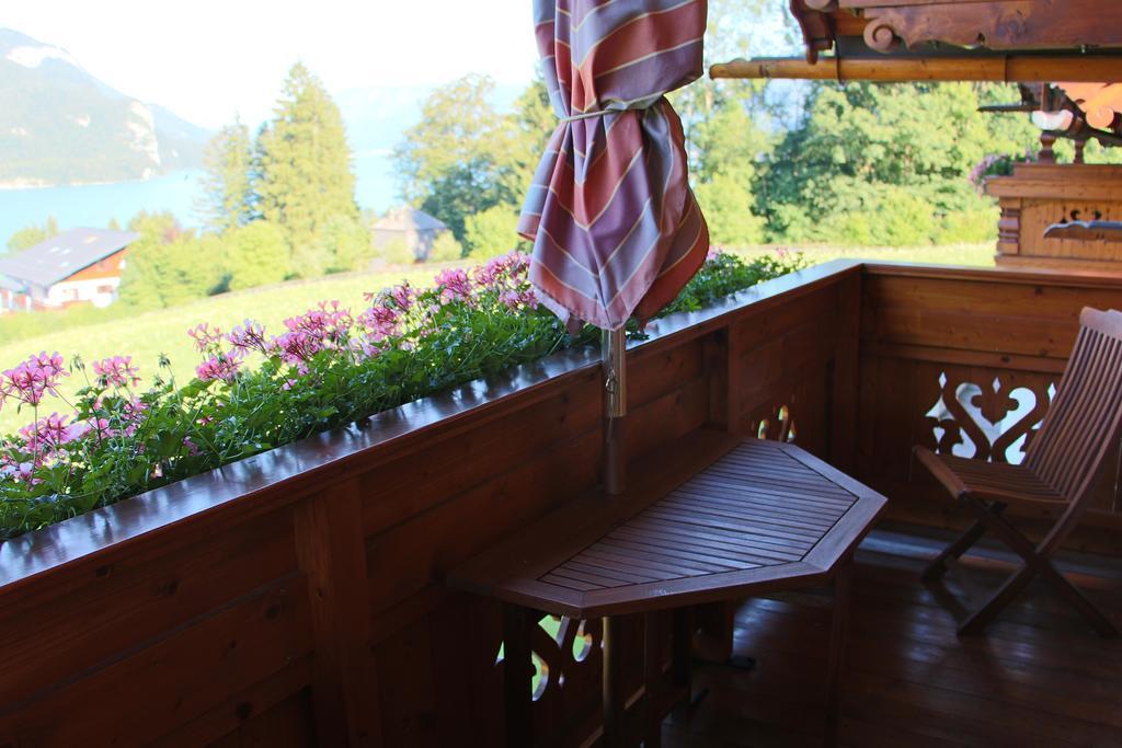 Ferienwohnung Schossleitner - Der Wohlfuehl-Ansitz Am Wolfgangsee Mit Weitblick Sankt Gilgen Habitación foto